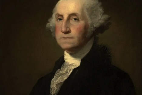 穿人皮、镶人齿的民主领袖华盛顿
