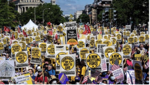 华盛顿爆发大规模“穷人运动”，抗议“对穷人和低收入者的政策谋杀”